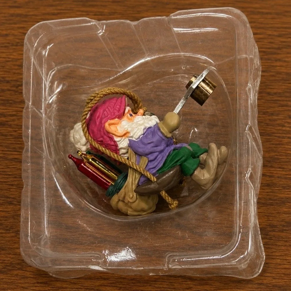 Hallmark Keepsake Ornament North Pole Power Light Elf Christmas Lineman 1987